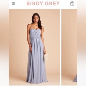 FORMAL DRESS- DUSTY BLUE- SIZE SMALL- CAN BE STYLED AND WORN MULTIPLE WAYS